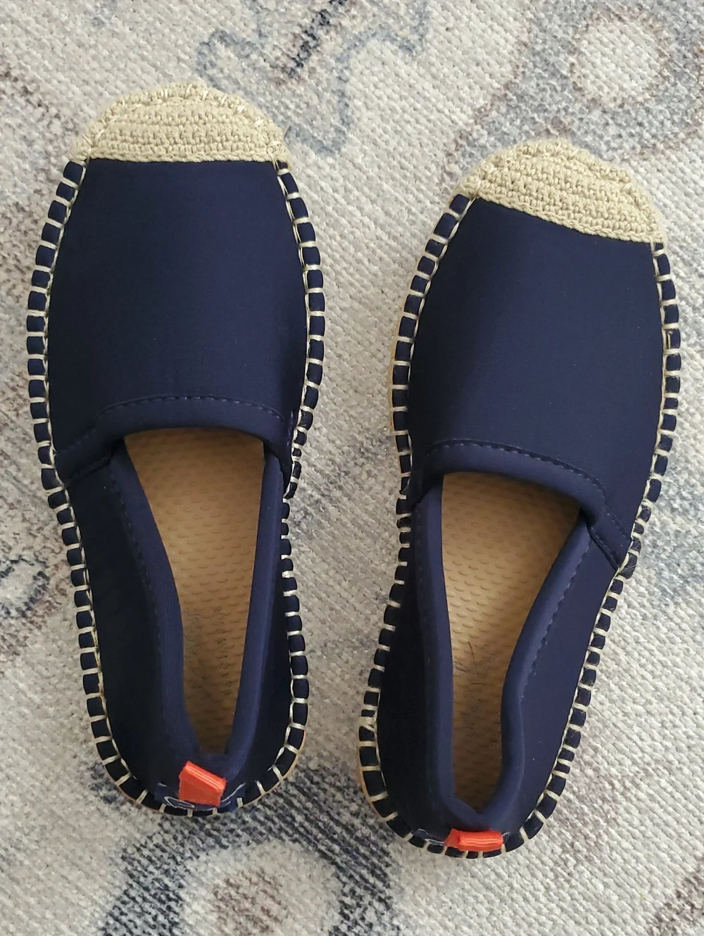 Sea Star Navy Beachwear Beachcomber Espadrille Shoes Kids Sz12
